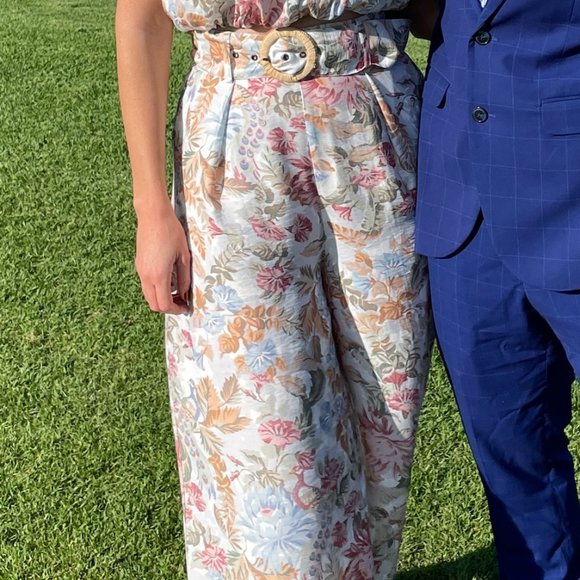 Two Piece Crop + Culotte Pants {Sheike}  Set - Picture 3 of 6